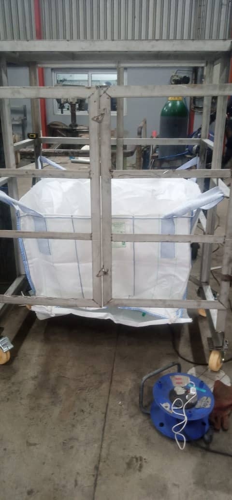 Bulk supply packaging frame system for plant inputs