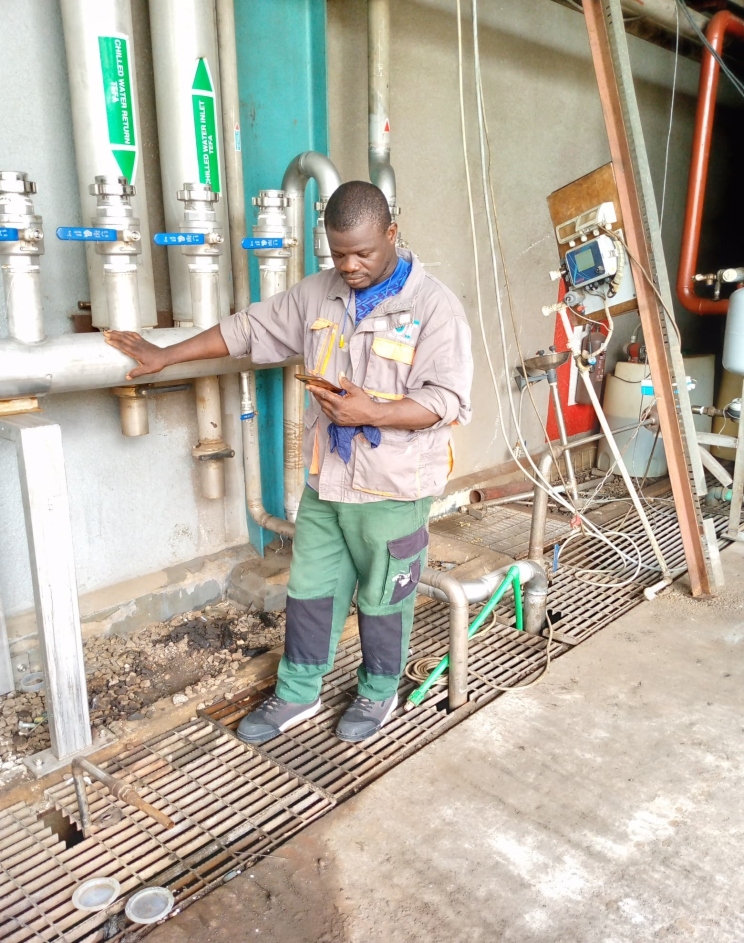 Engineering team at work